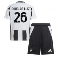 Juventus Douglas Luiz #26 Hemmadräkt Barn 2024-25 Kortärmad (+ Korta byxor)